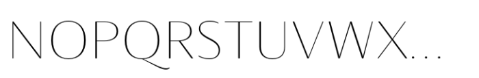 Ainslie Contrast Extended Thin Font UPPERCASE