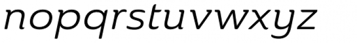 Ainslie Extd Regular Italic Font LOWERCASE