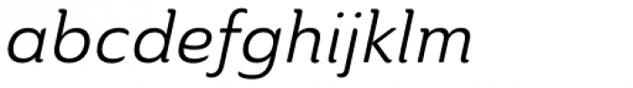 Ainslie Regular Italic Font LOWERCASE