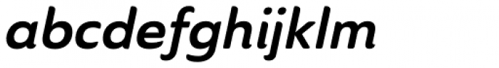Ainslie Sans Bold Italic Font LOWERCASE