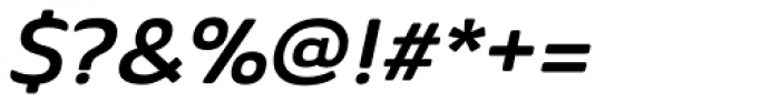 Ainslie Sans Extd Bold Italic Font OTHER CHARS