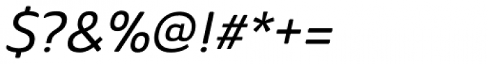 Ainslie Sans Medium Italic Font OTHER CHARS