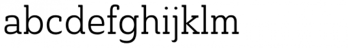 Ainslie Slab Cond Book Font LOWERCASE