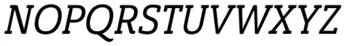 Ainslie Slab Cond Medium Italic Font UPPERCASE