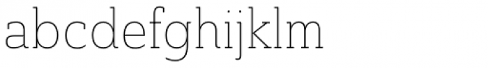 Ainslie Slab Cond Thin Font LOWERCASE