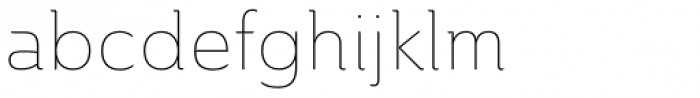Ainslie Thin Font LOWERCASE