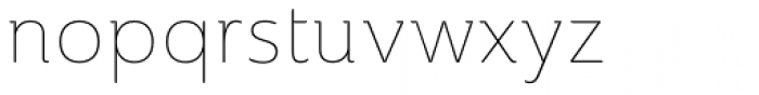 Ainslie Thin Font LOWERCASE