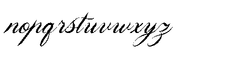 Aipshar Italic Font LOWERCASE