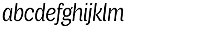 Air Condensed Italic Font LOWERCASE