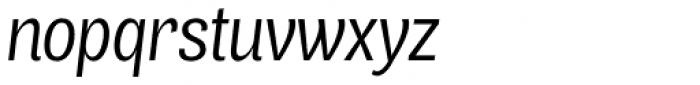 Air Condensed Italic Font LOWERCASE