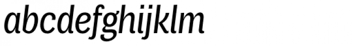 Air Condensed Medium Italic Font LOWERCASE