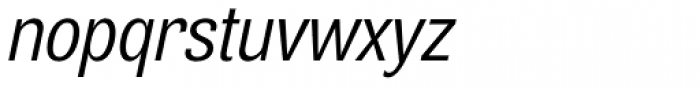 Air Condensed Oblique Font LOWERCASE