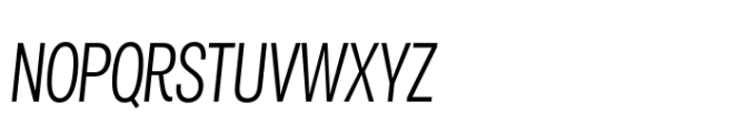 Air Pro Compressed Light Italic Font UPPERCASE