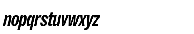 Air Pro Compressed Medium Oblique Font LOWERCASE