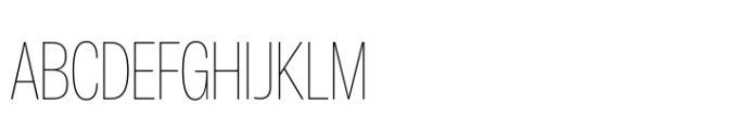 Air Pro Compressed UltraLight Font UPPERCASE