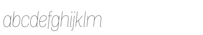 Air Pro Condensed Hairline Italic FONT
