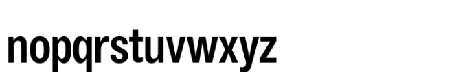 Air Pro Condensed Medium Font LOWERCASE