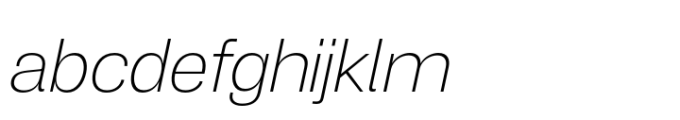 Air Pro Extended Thin Oblique FONT