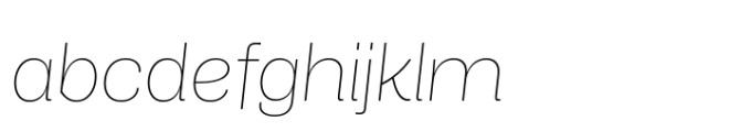 Air Pro Extended UltraLight Italic FONT