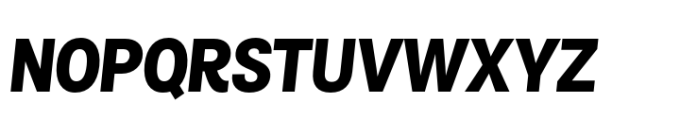 Air Pro ExtraBold Italic Font UPPERCASE
