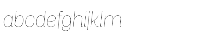 Air Pro Hairline Italic FONT