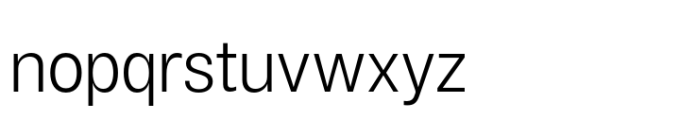 Air Pro Light Font LOWERCASE