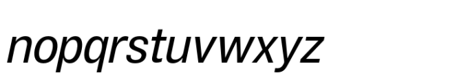 Air Pro Oblique Font LOWERCASE
