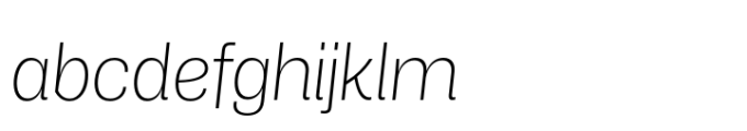 Air Pro Thin Italic FONT