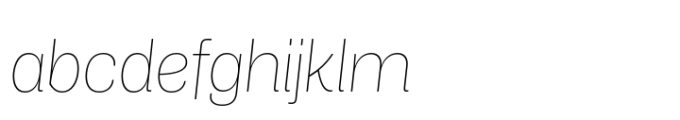 Air Pro UltraLight Italic FONT