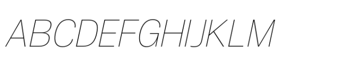 Air Pro UltraLight Oblique Font