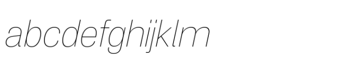 Air Pro UltraLight Oblique FONT