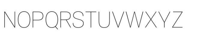 Air Pro UltraLight Font UPPERCASE