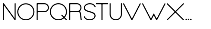 Air Regular Font UPPERCASE