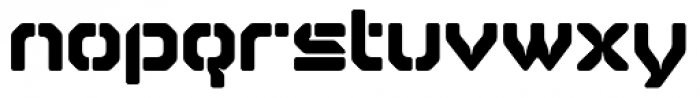 Airbrake Rounded Font LOWERCASE
