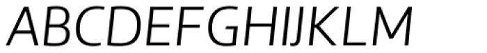 Aircrew Light Italic Font UPPERCASE