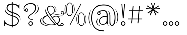 Airium Regular Font OTHER CHARS