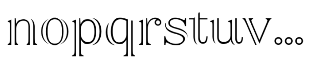 Airium Regular Font LOWERCASE