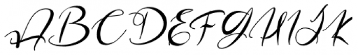 Airora Italic Font UPPERCASE