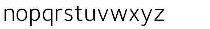 Aisling Sans Extra Light Font LOWERCASE
