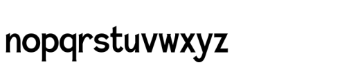 Aivla Font LOWERCASE