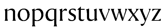 Aime Regular Font LOWERCASE