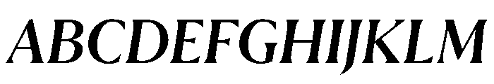 AimeTrial BoldItalic Font UPPERCASE