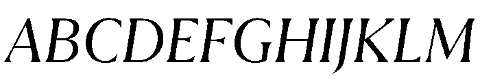 AimeTrial Italic Font UPPERCASE