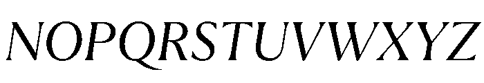 AimeTrial Italic Font UPPERCASE