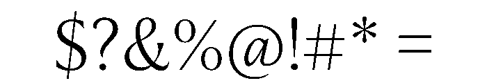 AimeTrial Light Font OTHER CHARS