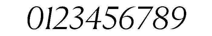 AimeTrial LightItalic Font OTHER CHARS