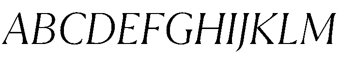 AimeTrial LightItalic Font UPPERCASE