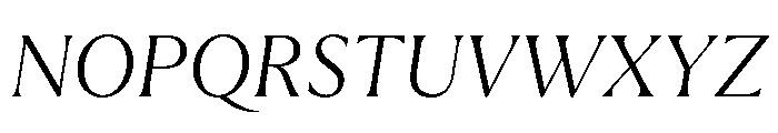 AimeTrial LightItalic Font UPPERCASE