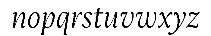 AimeTrial LightItalic Font LOWERCASE