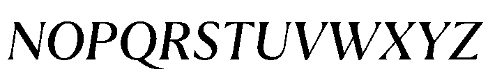 AimeTrial SemiBoldItalic Font UPPERCASE